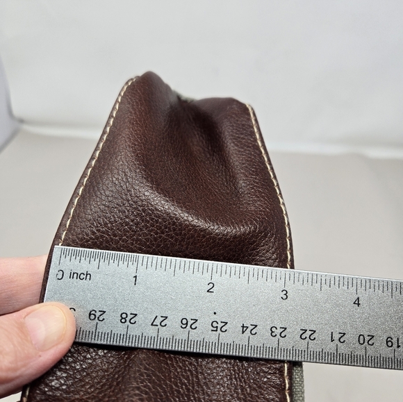 Myra Lugini Shoulder Bag Rixh Canvas & Leather Trim Adj. Strap Rustic Cowgirl - Picture 13 of 15